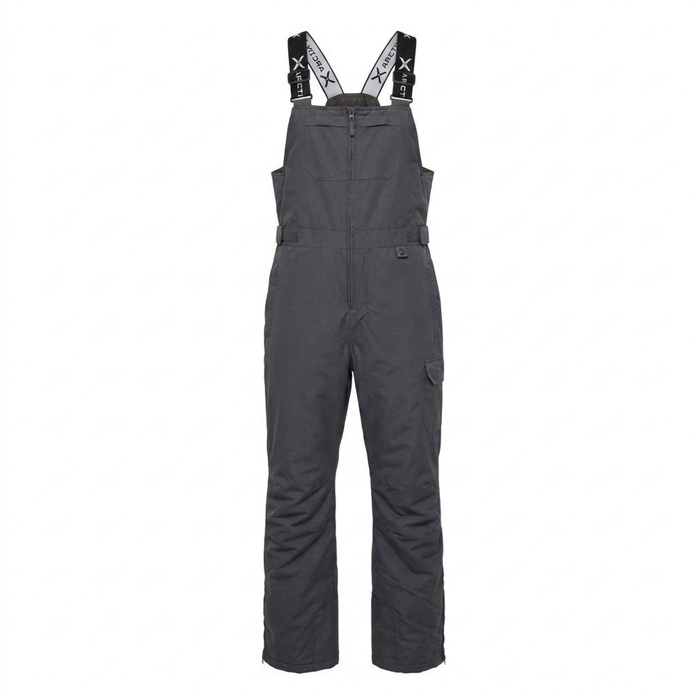 Arctix Mens Essential Insulated Snow Bib Overalls Black Ski Pants 42R 36-38W 32L